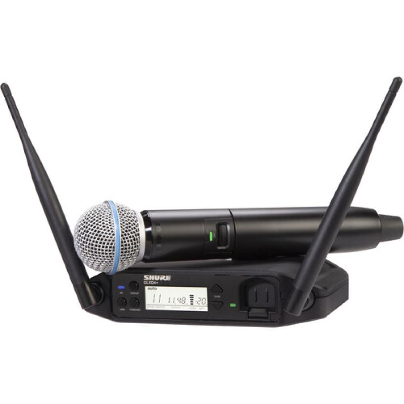 Digital Wireless Handheld System with BETA®58A Vocal Microphone - Frequency
Band: Z3 (2.4, 5.8 GHz) - GLXD24+/B58-Z3