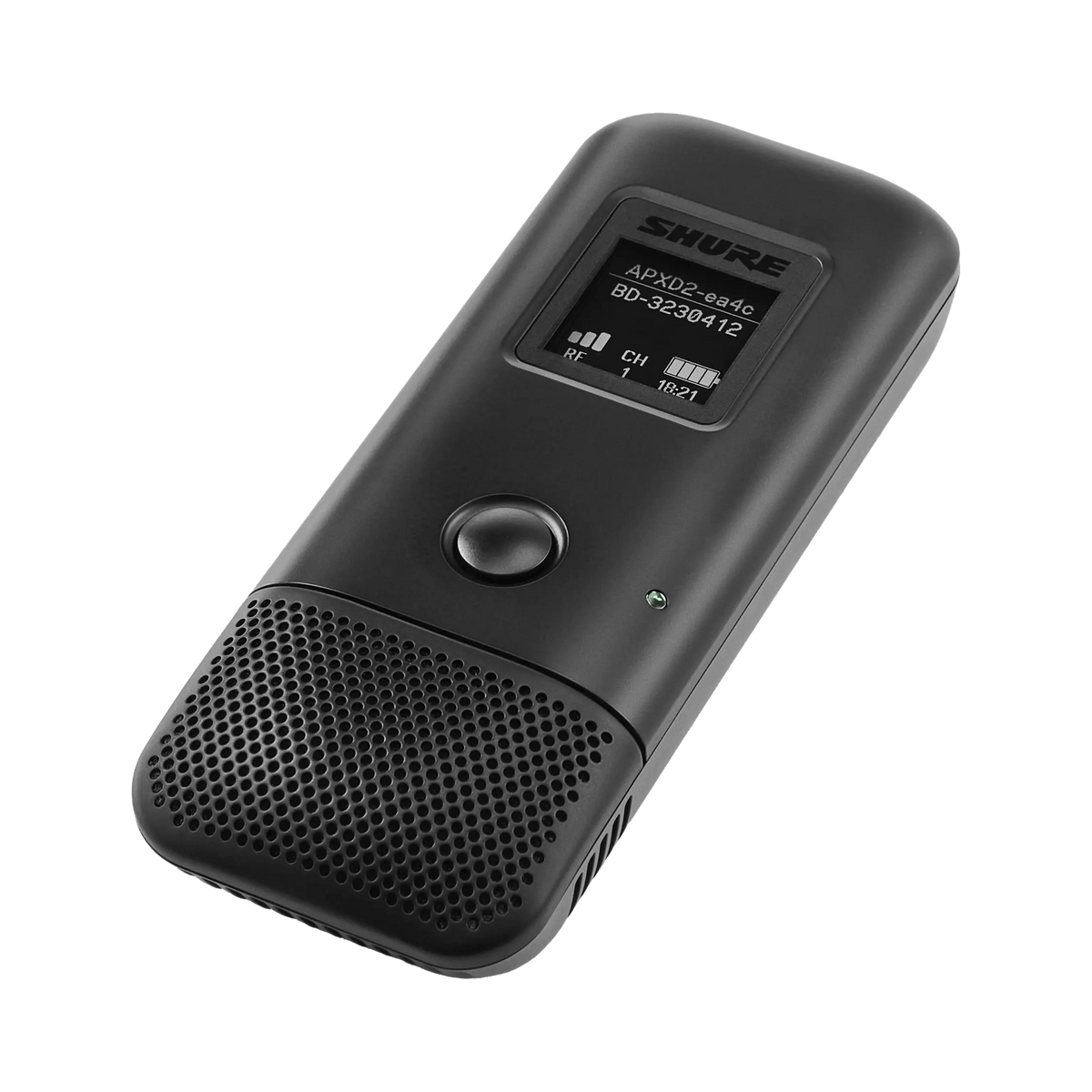 Shure Boundary Transmitter with Cardioid Microphone (Black, includes SB906
battery), Z10 (1920-1930 MHz), TAA - MXW6XTA/