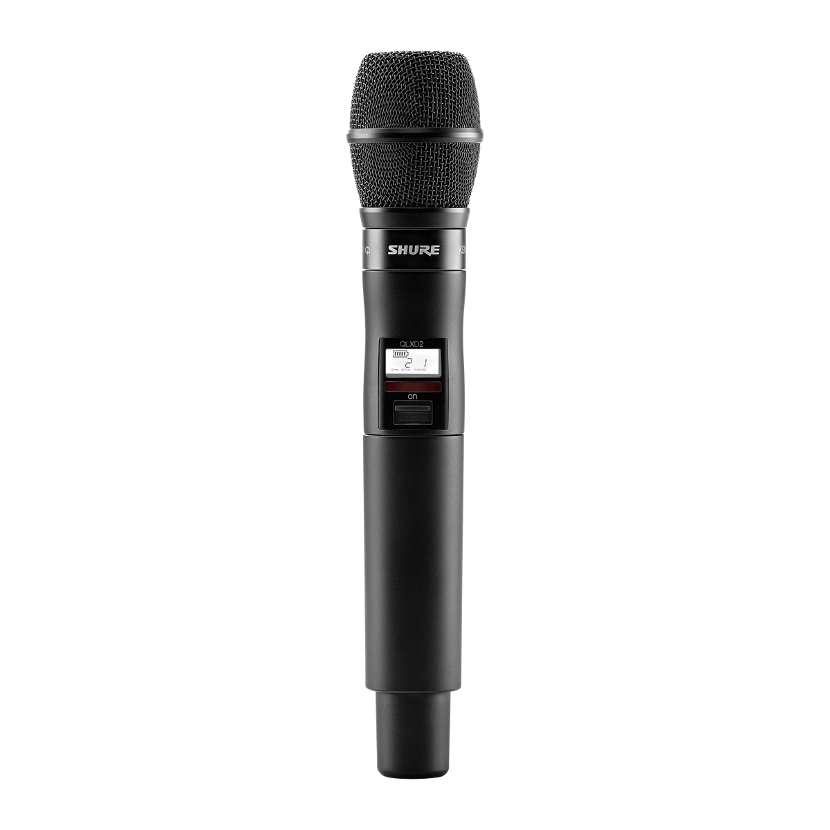 Shure Handheld Transmitter with KSM9 Microphone, Frequency Band Version:
G50 (470-534 MHz), TAA Compliant - QLXD2TA/KSM9
