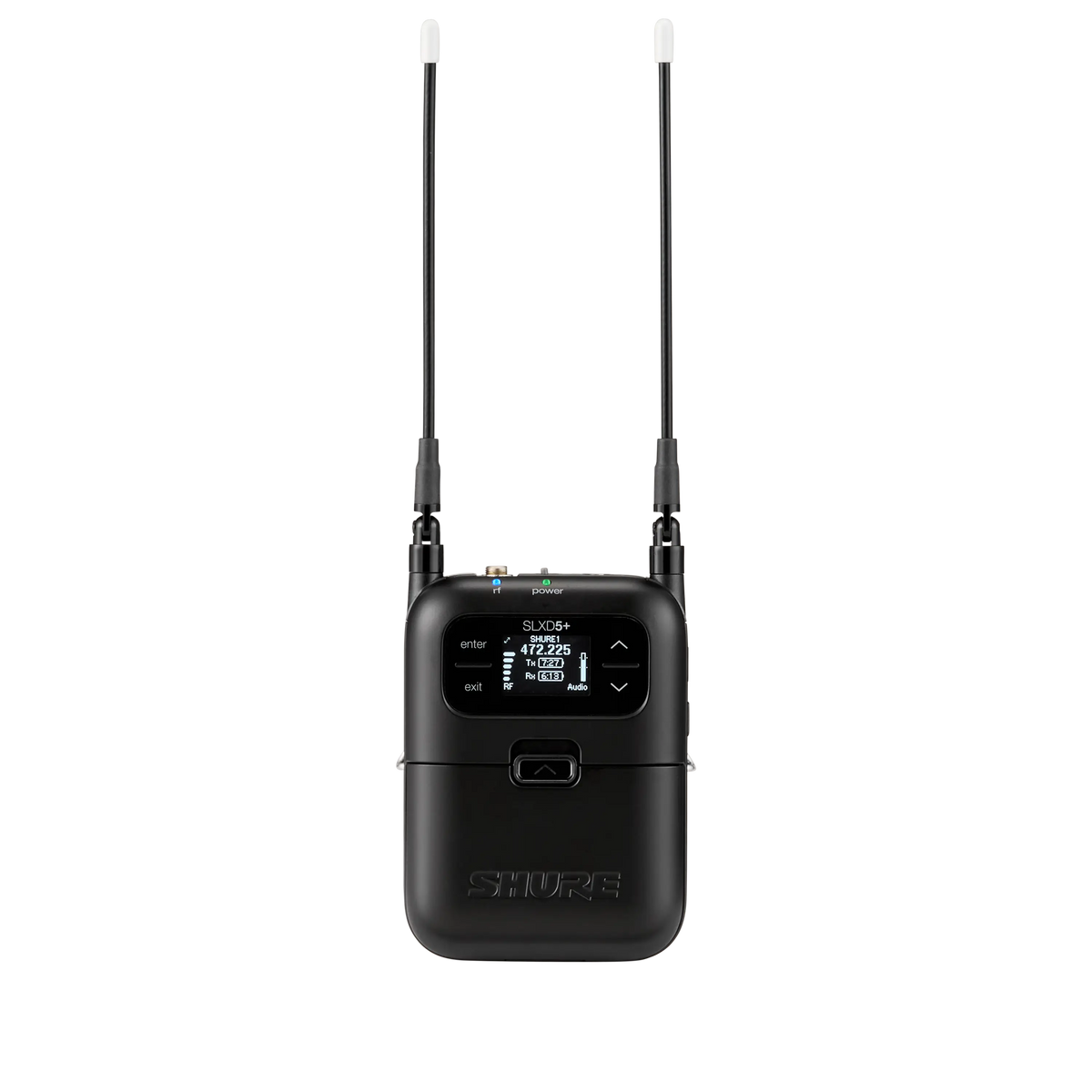 Shure SLXD5+ Portable Digital 1-Channel Wireless Receiver with 24 bit/48
kHz audio conversion, mic/line level switchable