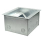 Cover With 1/4" Square Aluminum Flange (Lift off door)
