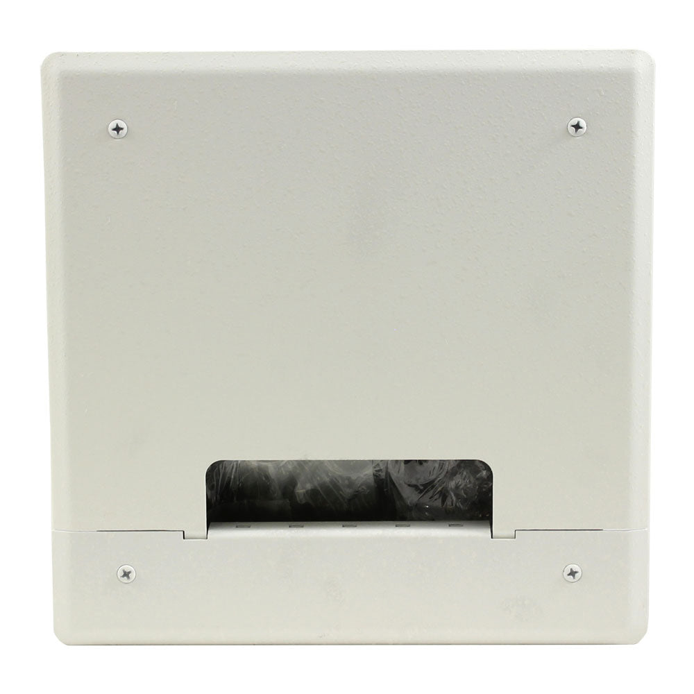 PWB 200 Wall Box w/ 6 IPS and 2 AC / Gang, Standard Wall - White