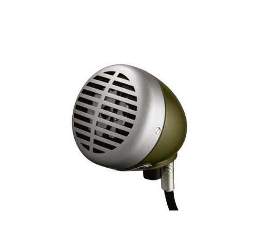 Shure Omnidirectional Dynamic with Volume Control High Z "The Green Bullet"
for Harmonica - 520DX