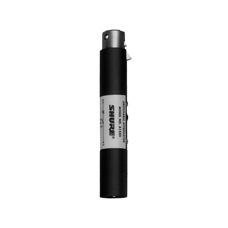 Shure Switchable Attenuator (15, 20, 25 dB), Passes Phantom Power - A15AS