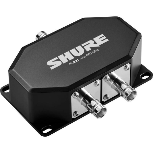 Shure Axient® Digital PSM 2-Way Passive Combiner/Splitter 470-960 MHz -
AD221