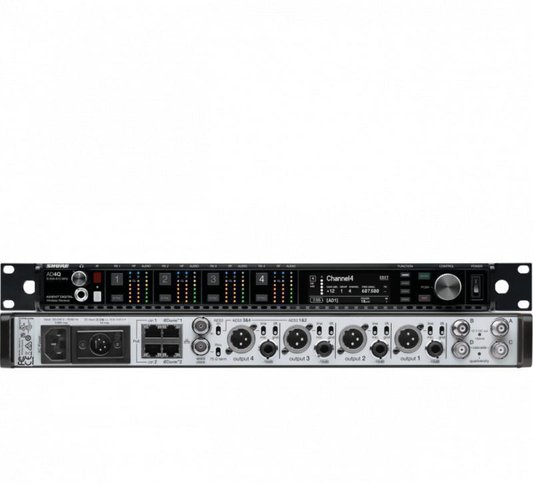 Shure Four-Channel Digital Wireless Receiver, B (606 - 810 MHz), ADX DC
power module - AD4Q-DC=-B