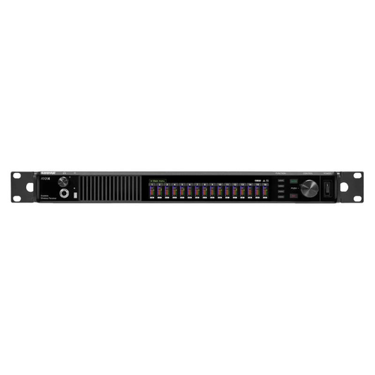 Shure ANX4 multi-channel receiver, 256-bit AES encryption, support for 16
channels of AD or 24 channels of ULX-D, networ