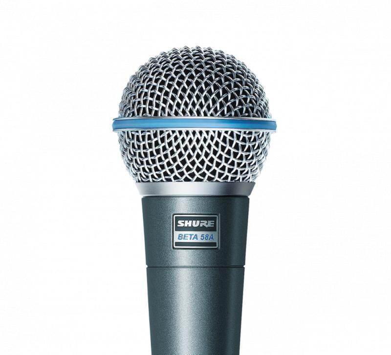 Dynamic Microphone, Supercardioid, Metallic Blue, 3-pin XLR Connector -
BETA 58A