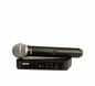 Shure Wireless System, Frequency Band Version: H11 (572-596 MHz), Power
supply included - BLX24/PG58-H11