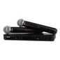 Shure Wireless System, Frequency Band Version: H9 (512-542 MHz), Power
supply included - BLX288/B58-H9