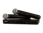 Shure Wireless System, Frequency Band Version: H11 (572-596 MHz), Power
supply included - BLX288/B58-H11