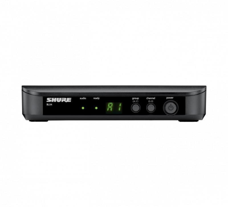 Shure Frequency Band Version: J11 (596-616 MHz), US power supply included -
BLX4=-J11