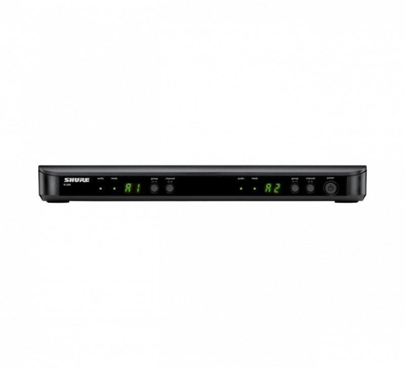 Shure Frequency Band Version: H9 (512-542 MHz), US power supply included -
BLX88=-H9