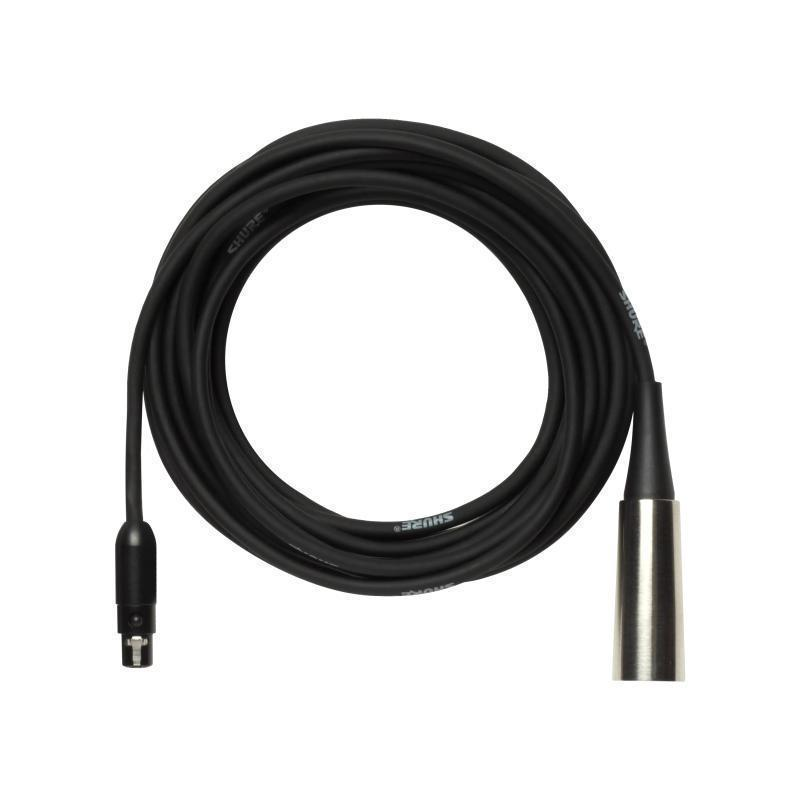 12-foot replacement cable connects a 3-pin female Mini-Connector to a male
XLR, for MX393 Microphones. - C129