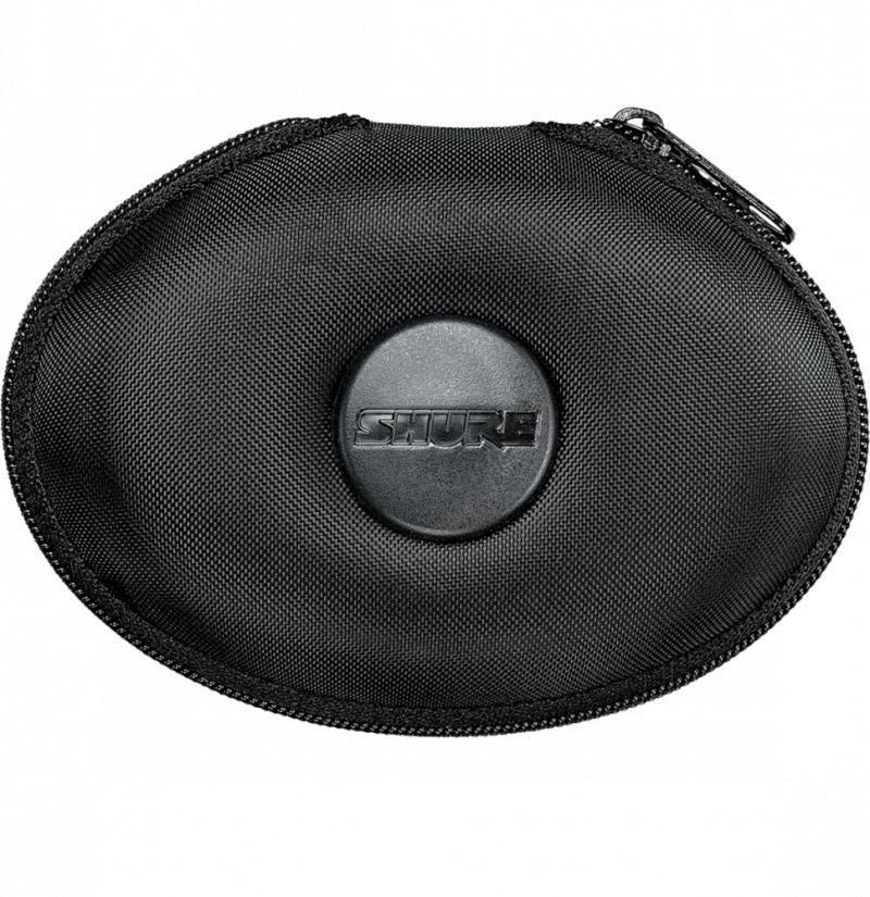 Oval fine Weave Zippered Carrying Case - compatible with all Shure
Earphones. - EAHCASE