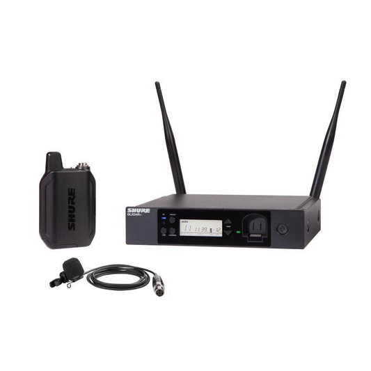 Shure Digital Wireless Rack System with WL185m Lavalier Microphone -
GLXD14R+/85M-Z3