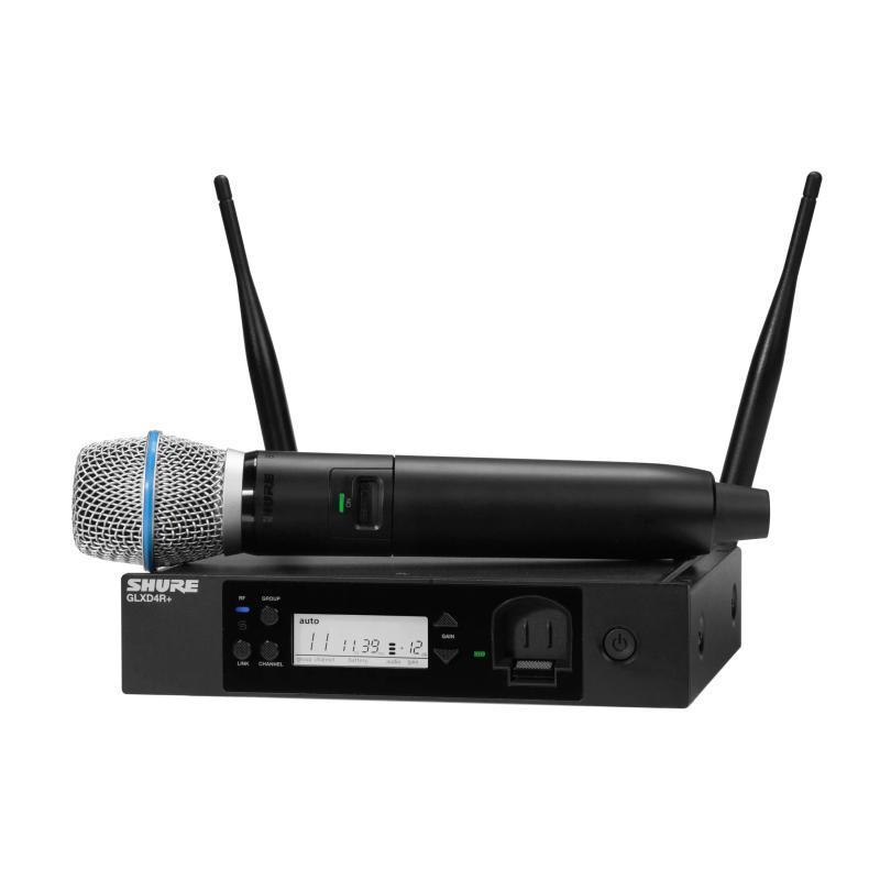 Digital Wireless Rack System with BETA®87A Vocal Microphone - Frequency
Barnd: Z3 (2.4, 5.8 GHz) - (GLXD24R+/B87A-Z3