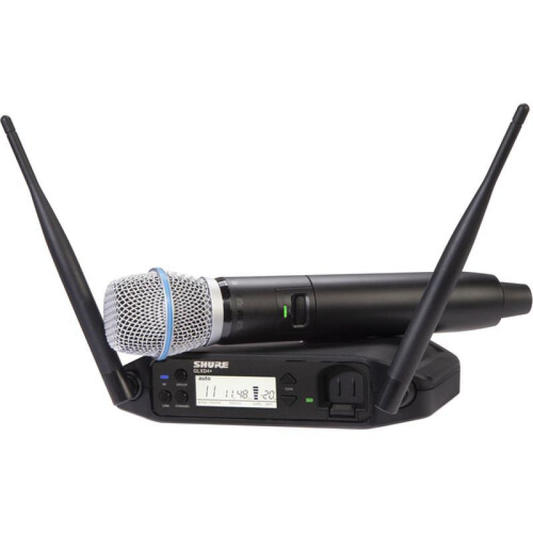Digital Wireless Handheld System with BETA®87A Vocal Microphone - Frequency
Band: Z3 (2.4, 5.8 GHz) - GLXD24+/B87A-Z3