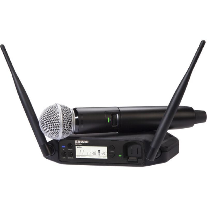 Digital Wireless Handheld System with SM58® Vocal Microphone - Frequency
Band: Z3 (2.4, 5.8 GHz) - GLXD24+/SM58-Z3