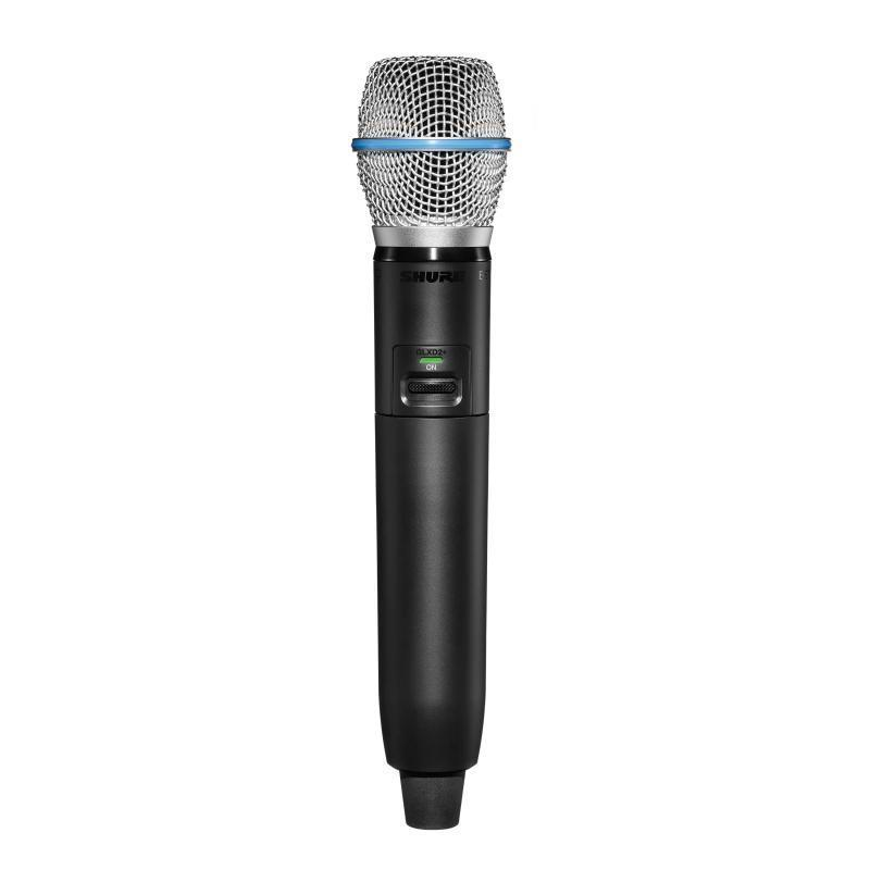 Digital Wireless Dual Band Handheld Transmitter with BETA®87A Vocal
Microphone - Frequency Band: Z3 (2.4, 5.8 GHz) - GLX