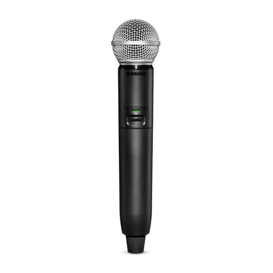 Digital Wireless Dual Band Handheld Transmitter with SM58® Vocal Microphone
- Frequency Band: Z3 (2.4, 5.8 GHz) - GLXD2+