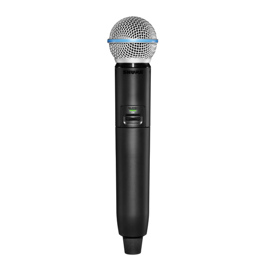 Digital Wireless Dual Band Handheld Transmitter with BETA®58A Vocal
Microphone Frequency Band: Z3 (2.4, 5.8 GHz) - GLXD2
