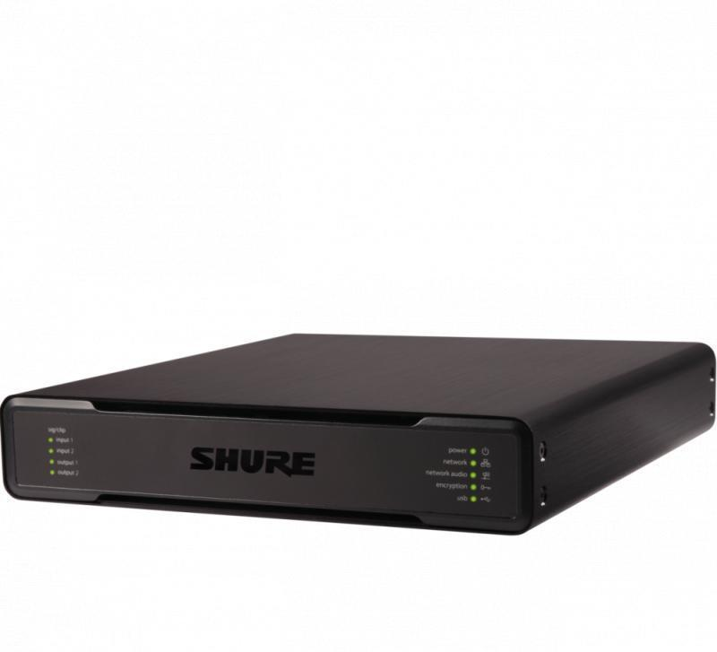 Shure Dante audio conferencing processor with intellimix AEC - P300IMX