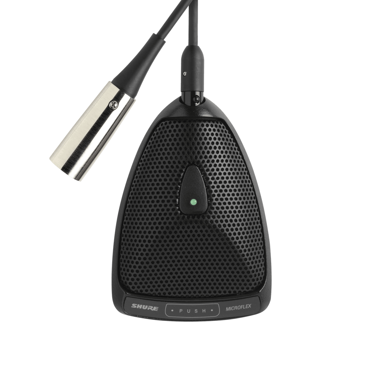 Shure Condenser Microphone, Supercardioid, LED indicator, Back Cable Exit,
Black, 3-pin XLR Connector, TAA Compliant -MX