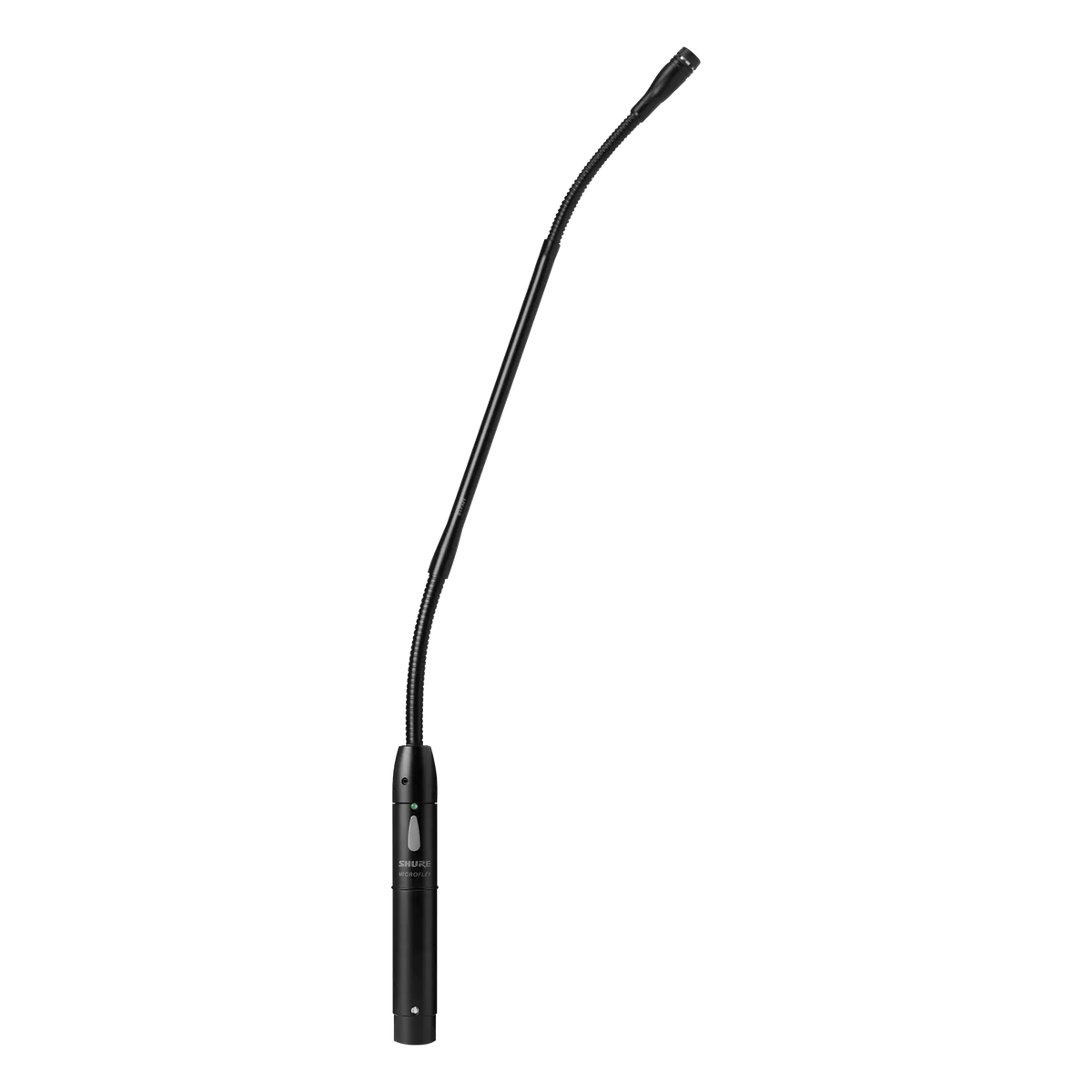 Shure Cardioid-12" Gooseneck Condenser Microphone, Attached Preamp with
XLR, Shock Mount, Flange Mount, Snap-Fit Foam Wi