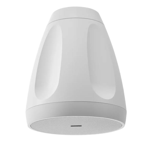 Shure Pendant dual driver loudspeaker with LoZ and 70V transformer with
selectable tap-outs. White. - MXP-6W