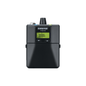 Wired bodypack personal monitor delivers improved audio clarity and reduced
feedback onstage compared to traditional spe
