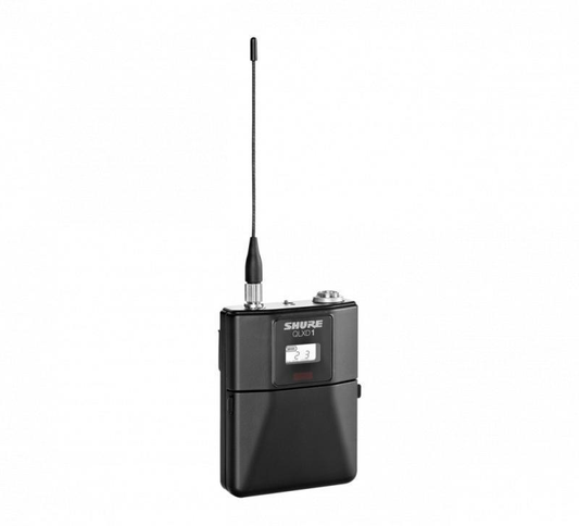 Shure Bodypack Transmitter, Frequency Band Version: V50 (174-216 MHz) -
QLXD1=-V50