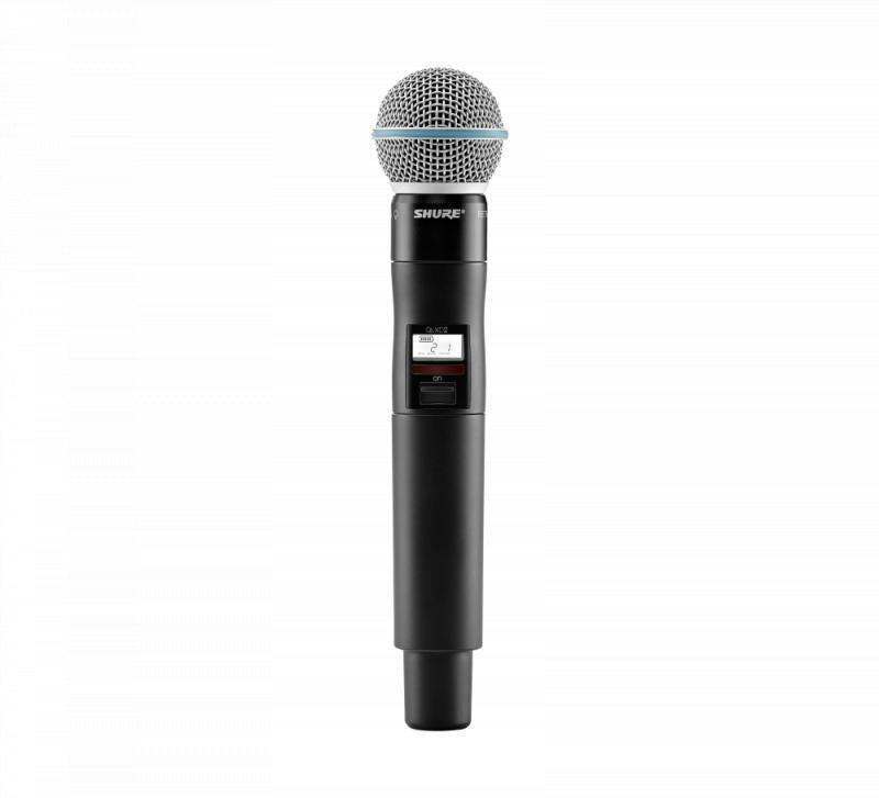 Shure Handheld Transmitter, Frequency Band Version: J50A (572-616 MHz) -
QLXD2/B58=-J50A