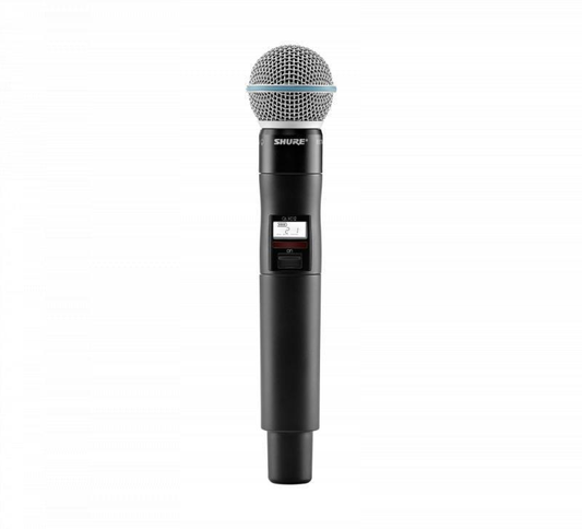 Shure Handheld Transmitter, Frequency Band Version: J50A (572-616 MHz) -
QLXD2/B58=-J50A