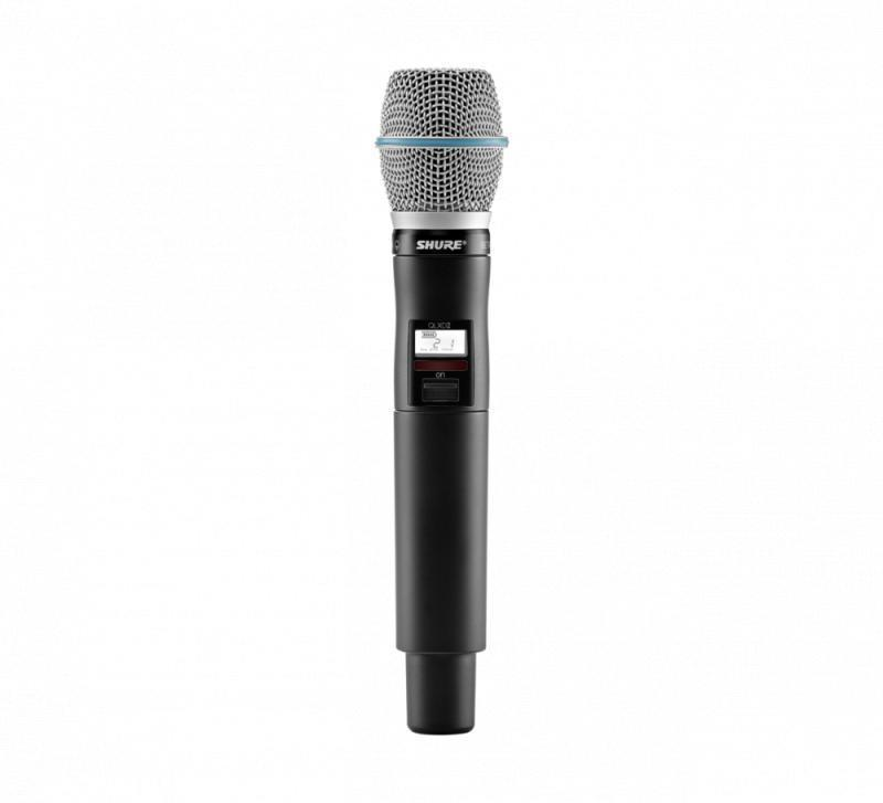 Shure Handheld Transmitter, Frequency Band Version: J50A (572-616 MHz) -
QLXD2/B87A=-J50A