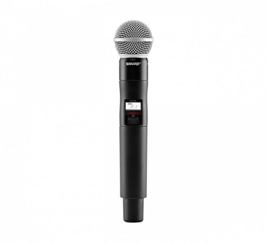 Shure Handheld Transmitter, Frequency Band Version: H50 (534-598 MHz) -
QLXD2/SM58=-H50