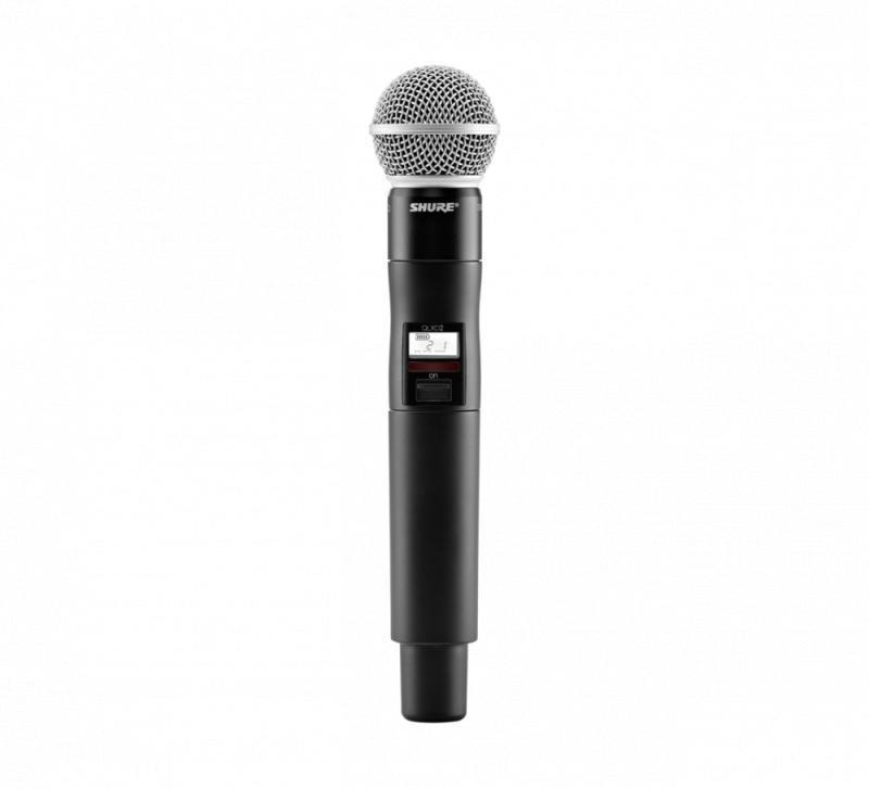 Shure Handheld Transmitter, Frequency Band Version: J50A (572-616 MHz) -
QLXD2/SM58=-J50A