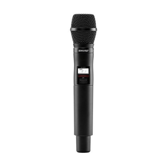 Shure Handheld Transmitter with SM87 Microphone, Frequency Band Version:
J50A (572-616 MHz), TAA Compliant -QLXD2TA/SM87