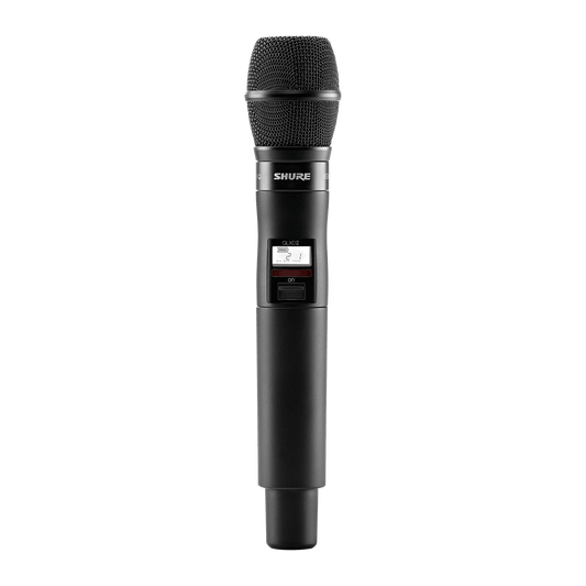 Shure Handheld Transmitter with KSM9HS Microphone, Frequency Band Version:
J50A (572-616 MHz), TAA Compliant - QLXD2TA/K