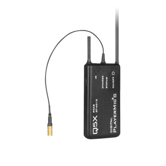 PlayerMic Short, Frequency Band Version: G57 (470-608 MHz), G57+ (614-616
MHz) - QTAD10PS=-G57