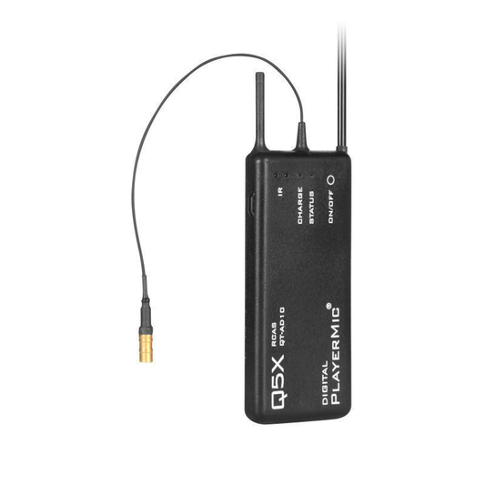 PlayerMic, Frequency Band Version: G57 (470-608 MHz), G57+ (614-616 MHz) -
QTAD10P=-G57