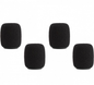 Shure Black Snap-Fit Foam Windscreens for MX183, MX184, MX185, BETA 98,
WH30, WL183, WL184, WL185 (Contains Four) - RK18