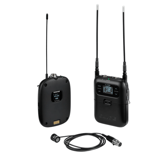 Shure SLXD Portable Digital 1-Channel Wireless System, includes 1 SLXD5+
Portable Receiver for camera and audio bag, Blu