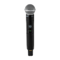 Shure SLXD2+ Digital Handheld Transmitter with SM58(R) Microphone Cartridge
(dynamic, cardioid), Bluetooth remote monito