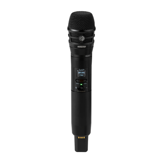 Shure SLXD2+ Digital Handheld Transmitter with KSM8B Microphone Cartridge
(Dualdyne(TM) cardioid, dynamic, black), Bluet