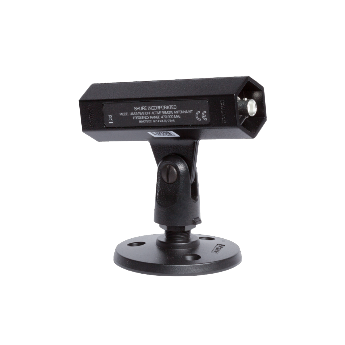 In-line antenna amplifier for remote mounting. (470-902 MHz) - UA834WB