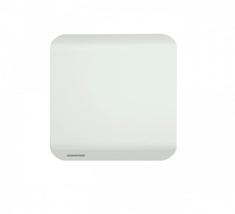 Wall-mounted wideband antenna provides wideband RF coverage in a
low-profile enclosure that easily mounts on a wall or c