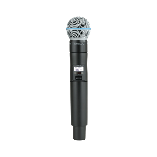 Shure Handheld Transmitter, Frequency Band Version: G57 (470-608 MHz), TAA
Compliant - ULXD2TA/B58=-G57