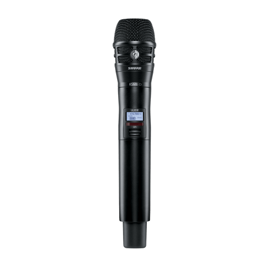Shure Digital Handheld Transmitter with KSM8 Capsule, Frequency Band
Version: G57 (470-608 MHz), TAA Compliant - ULXD2TA