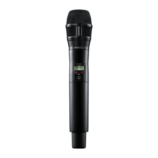 Shure Digital Handheld Transmitter with Nexadyne 8/S Capsule, Black Finish,
Frequency Band Version: G57 (470-608 MHz), T